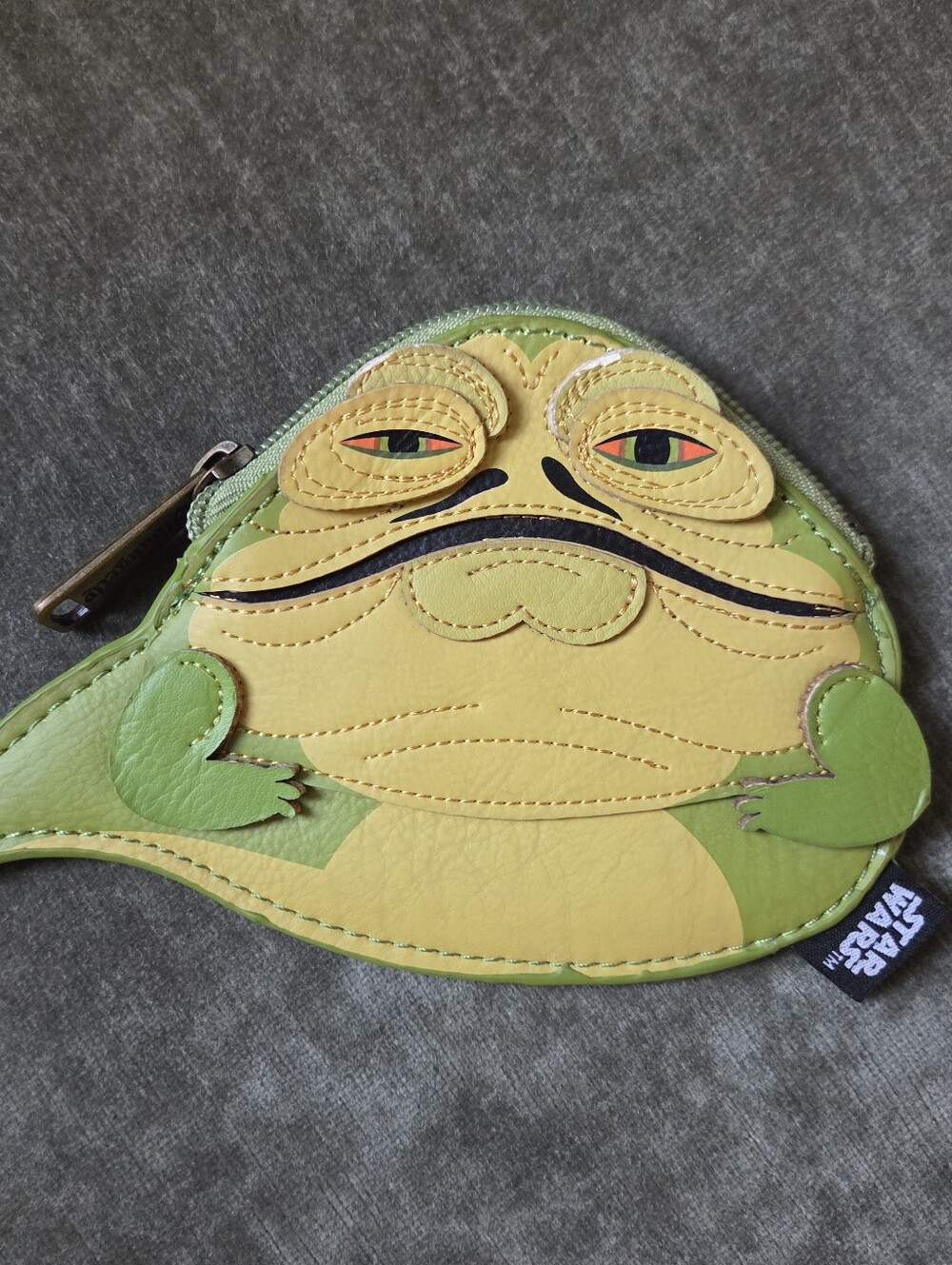 Loungefly Star Wars Jabba The Hutt Coin Purse Zipper Pouch Rare